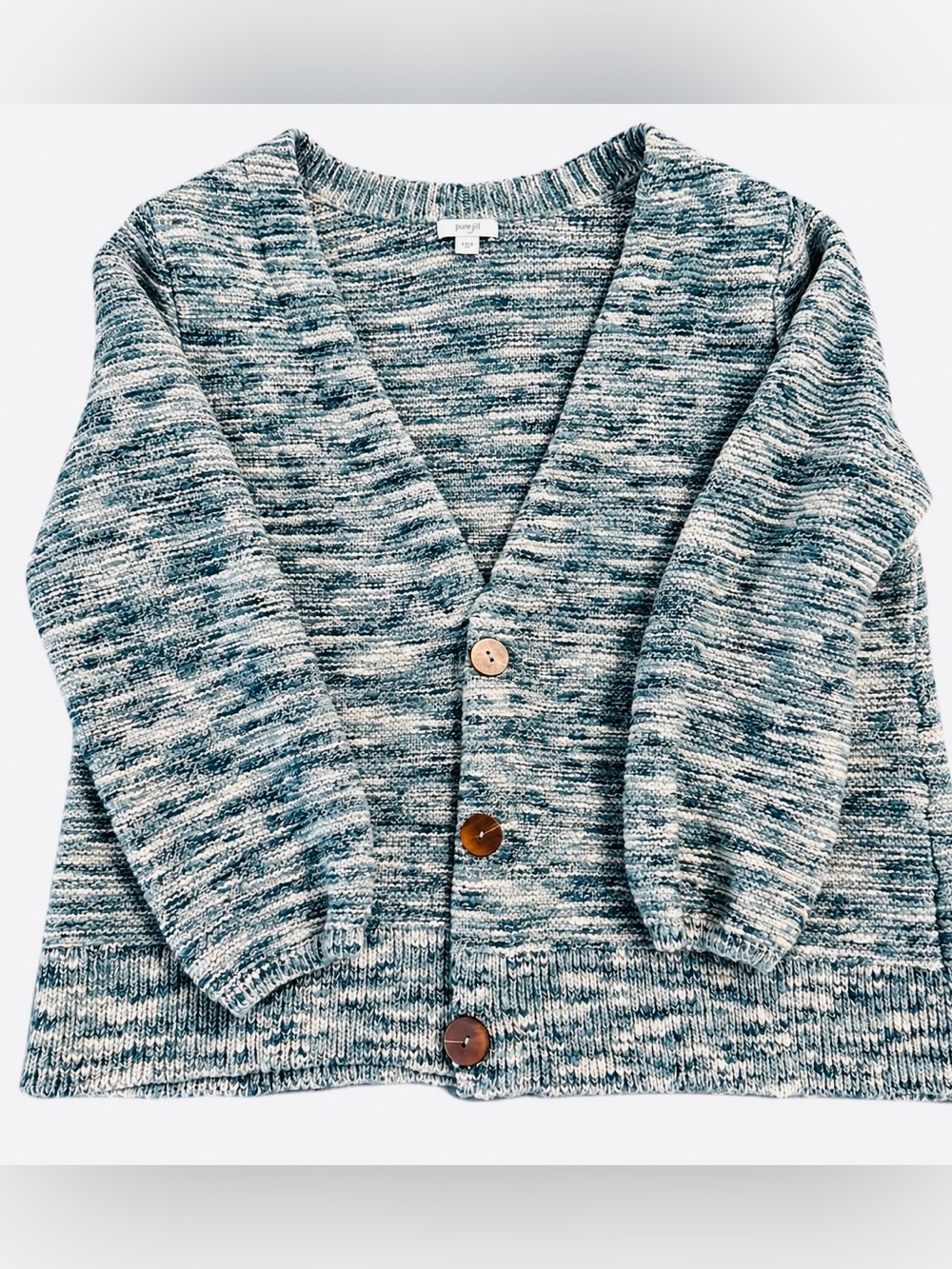 J. Jill Green Marled Sweater Cardigan